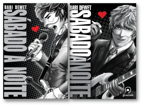 Capa da edição independente de SAN e a versão feita para a edição definitiva publicada pela Generale.