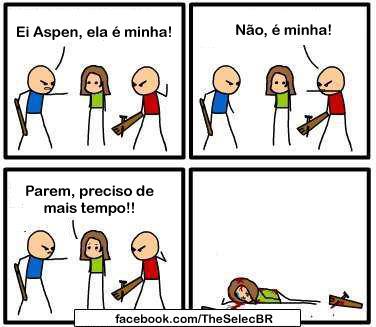 Resume bem o sentimento. Fonte: